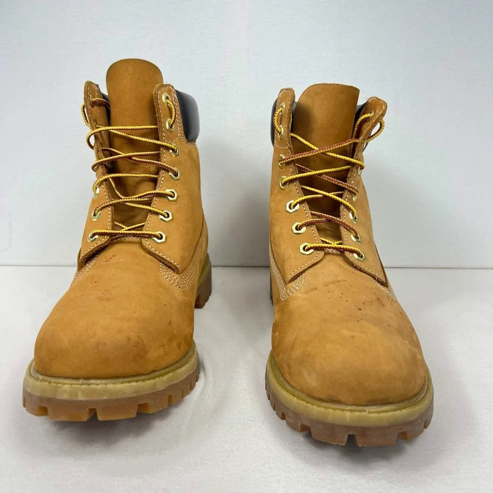 GUC Timberland Premium 6-Inch Waterproof Wheat Boots Primaloft Mens Size 10.5 M